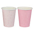 Pink Polka Dot Cups (8pcs)